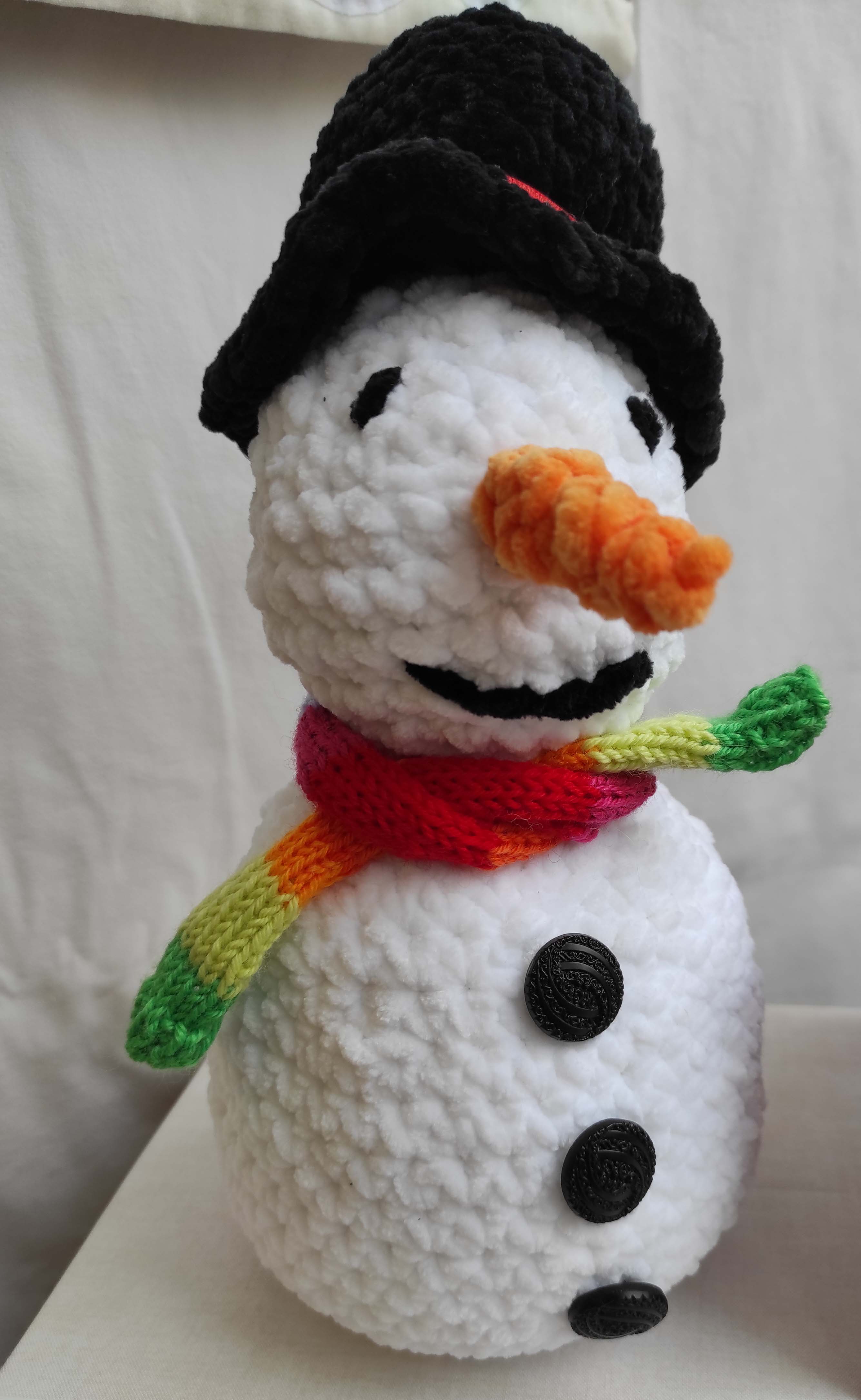 bonhomme de neige crochet